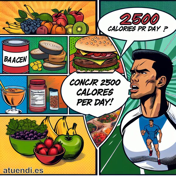  2500 cal al día » Nutrición para deportistas