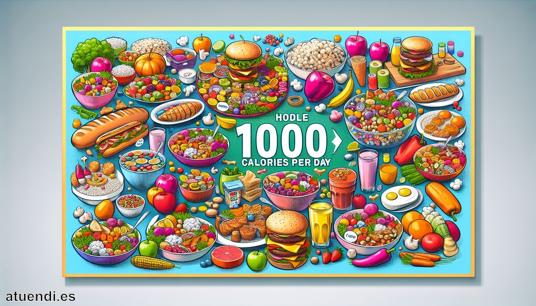 Snacks: Zanahorias baby, pepino en rodajas   -  1000 calorías al día » Plan de comidas detallado