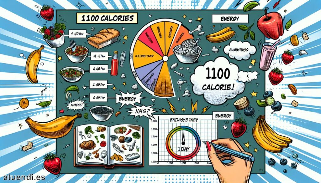 1100 calorías al día » Mantén tu energía sin sobrepasarte