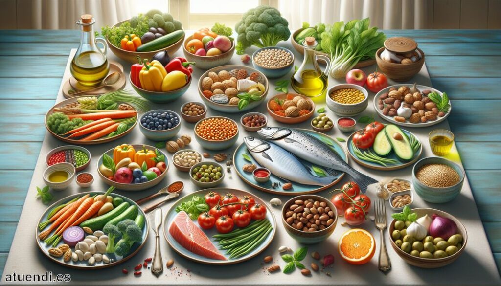 Platos saludables de la dieta mediterránea